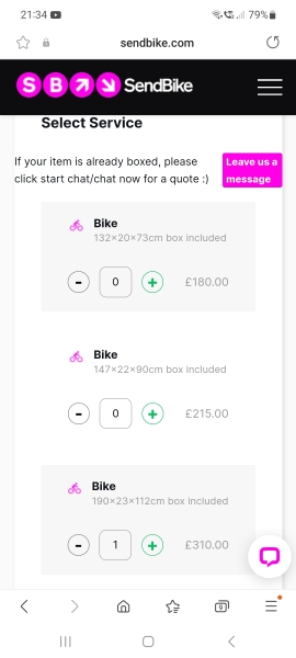 Weird MN question no: 3 million and 43 - cheapest way to transport a bike from Sweden to UK?