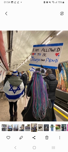 Shocked by the racist signs at marches