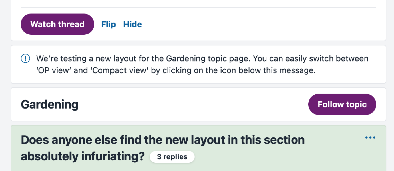 Does anyone else find the new layout in this section absolutely infuriating?