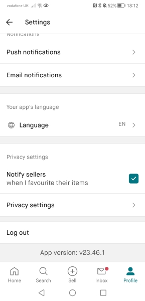 To expect people to NOT message me just because I’ve clicked ‘favourite’ on their item on Vinted?