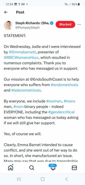 Emma Barnett interviews Endometriosis South Coast Steph Richards and Trustee Jodie Hughes