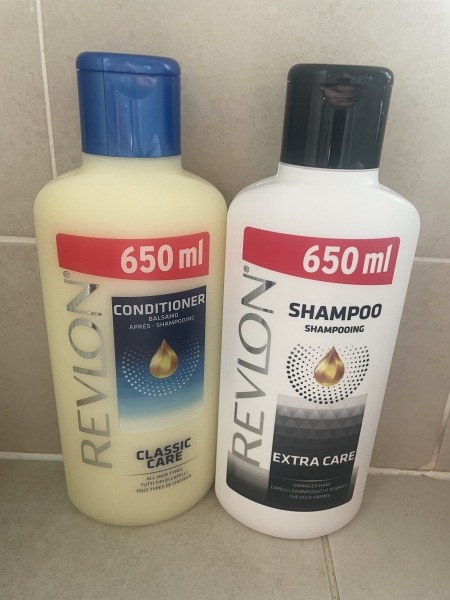 Revlon Flex shampoo and conditioner