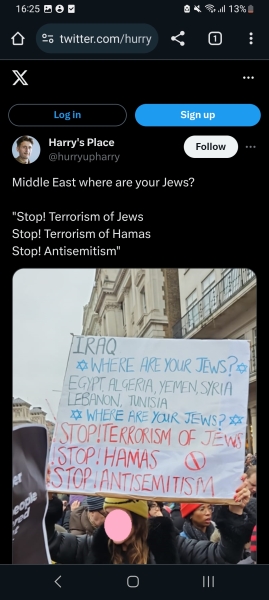 Shocked by the racist signs at marches