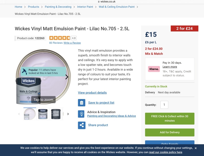 Purple / lilac bedroom