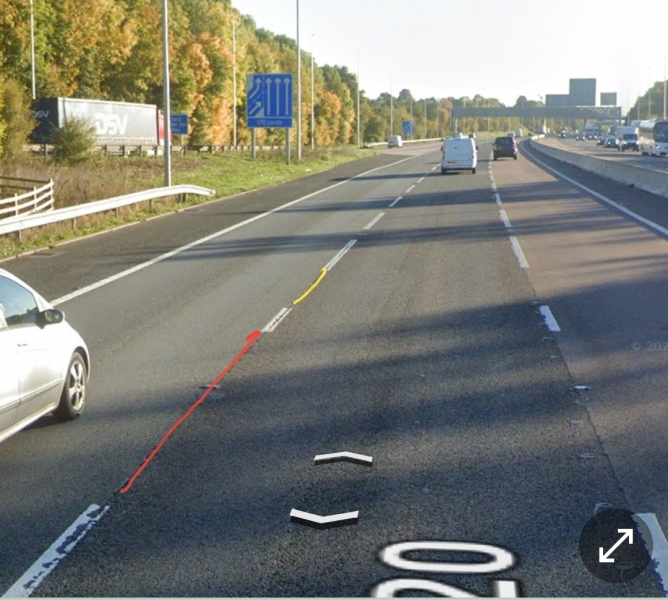 Middle lane - how did you know?