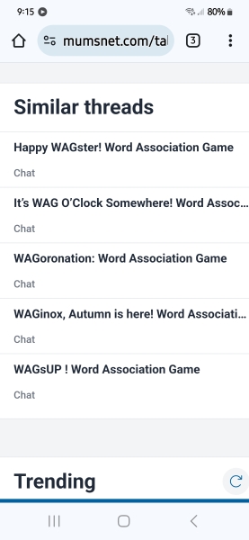 WAGworks, Word Association Game