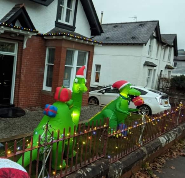Unwanted gift etiquette and the giant dinosaur
