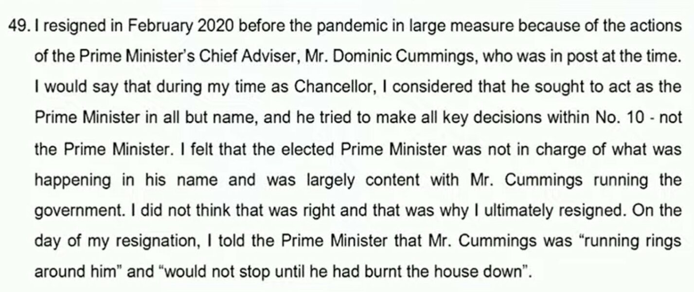 Dominic C Covid evidence 2