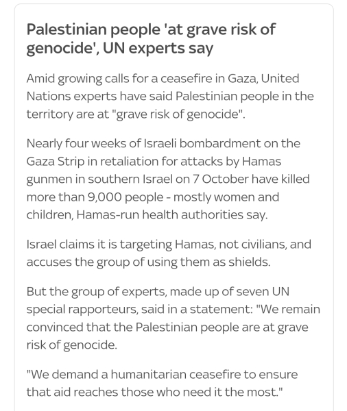 To think Israel won't exist much longer?