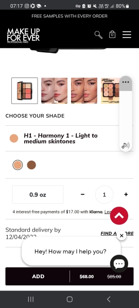cream make up