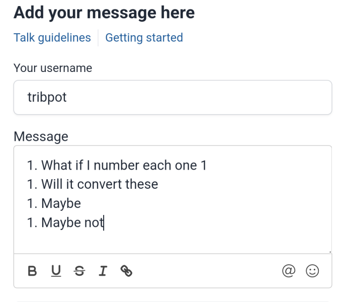 Numbered lists are misaligned