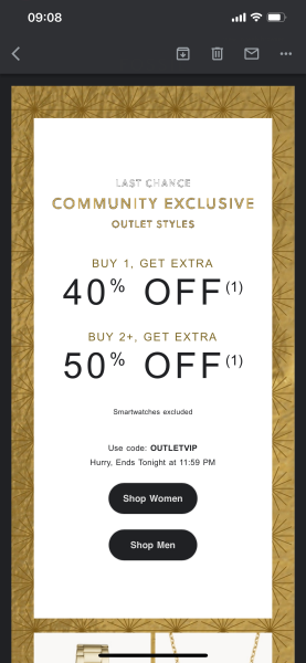 Thread 13 - the one with the loot from Black Friday