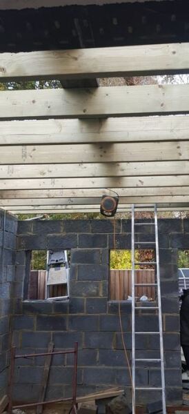 Self build extension 