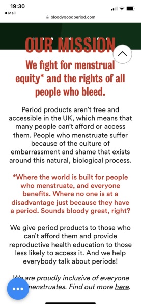 Oliver Bonas and period products