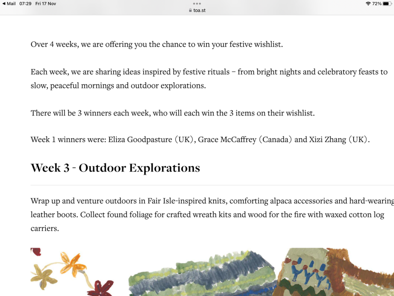 Toasties hoping for a sale while sailing into Christmas