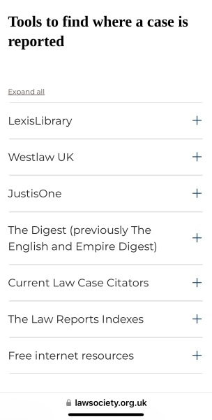 Registering for the Law Pages - help!