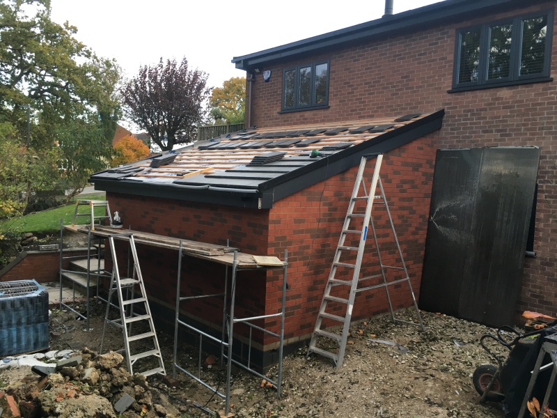 Self build extension 