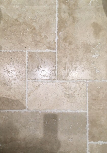 Small kit to clean travertine floor?