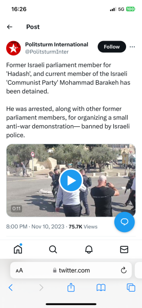 Speech of freedom in Israel