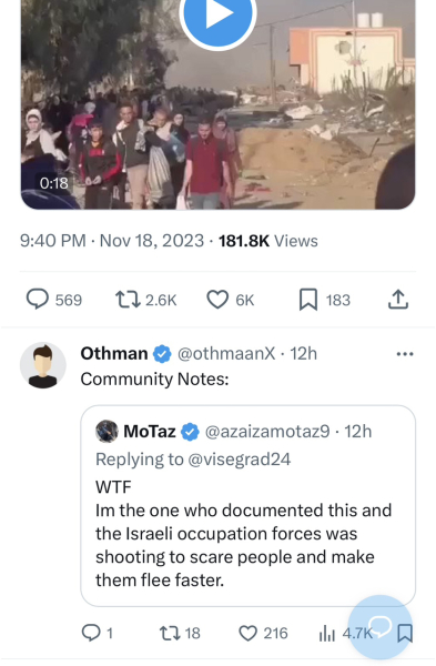 Be aware of misinformation seen regarding Palestine