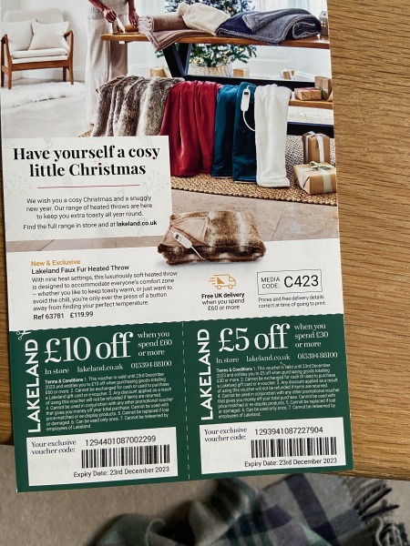 Thread 13 - the one with the loot from Black Friday