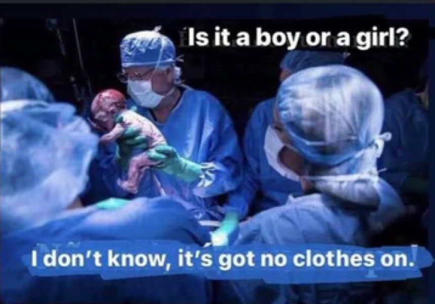 Trans/pride flag in children's stickers