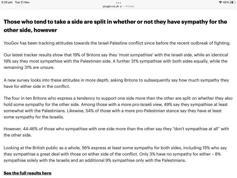 To think Israel won't exist much longer?