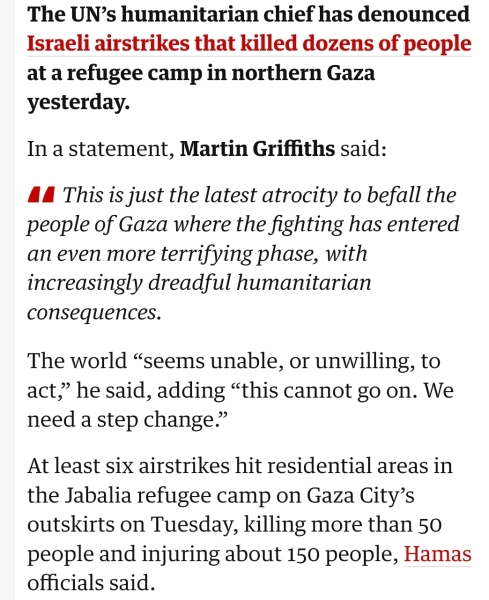 Why is Israeli bombing refugee camps in Gaza?