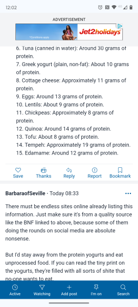 Some threads 'auto scrolling'- advert?