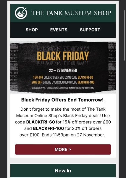 Thread 13 - the one with the loot from Black Friday