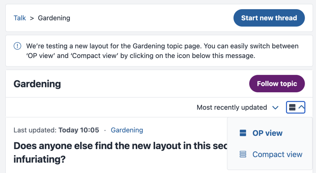 Does anyone else find the new layout in this section absolutely infuriating?