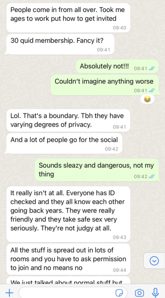 Ex wants me to go to swingers club, so I'm his bartering chip so he gets off with other women!!!