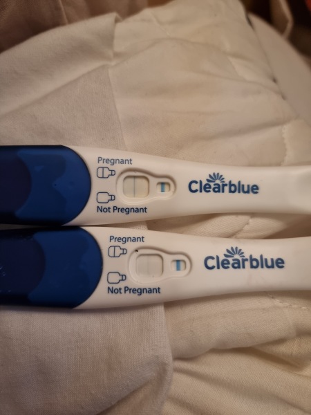 Clearblue Evap or Positive