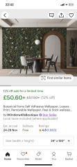 Maximalist floral wallpaper