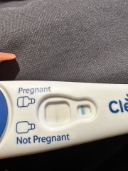 Clear blue evaporation lines