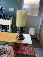 Candle on candle stick