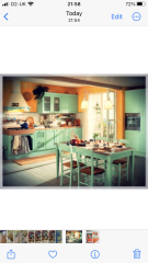 What colour to paint this kitchen?! Any mid century / retro lovers?