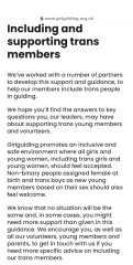 Girl Guides and Trans Awareness Week