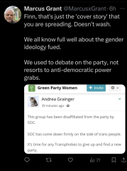 Green Party Women Disaffiliated by the Green Party Standing Orders Committee