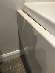 If you have a J shaped bath?