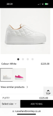 What comfortable fashion/chunky trainers offer the most height these days?
