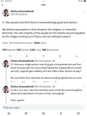 What are the people "Marching" in London every Saturday realistically hoping to achieve?