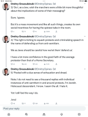 What are the people "Marching" in London every Saturday realistically hoping to achieve?