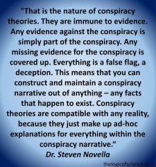 Why do conspiracy theorists go on at length about it all the time?