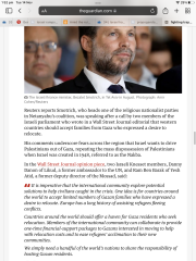 Israel has bombed the front of a hospital