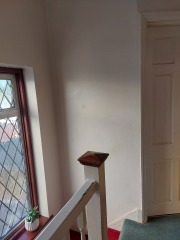 Downstairs hall and upstairs landing