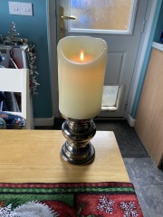 Candle on candle stick