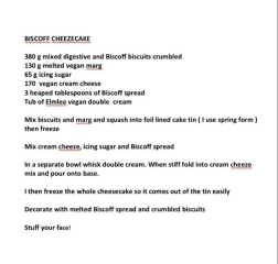 Vegan dinner party dessert ideas