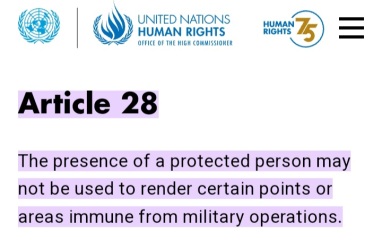 If it's all about destroying terrorist targets hidden underneath civilian areas...