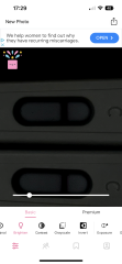 Think I see very faint lines, thoughts?